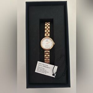 New Daniel Wellington Elan Lumine Rose Gold watch, specifically model DW00100717